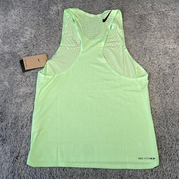 Nike Aeroswift ADV Running Singlet Sizes Men Vapor Green FN4231-376 - Picture 2 of 4